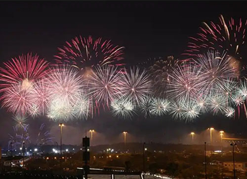 从江县焰火晚会