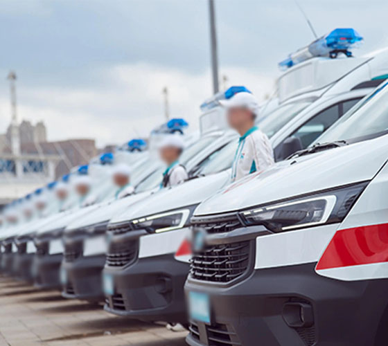 从江县服务车队展示